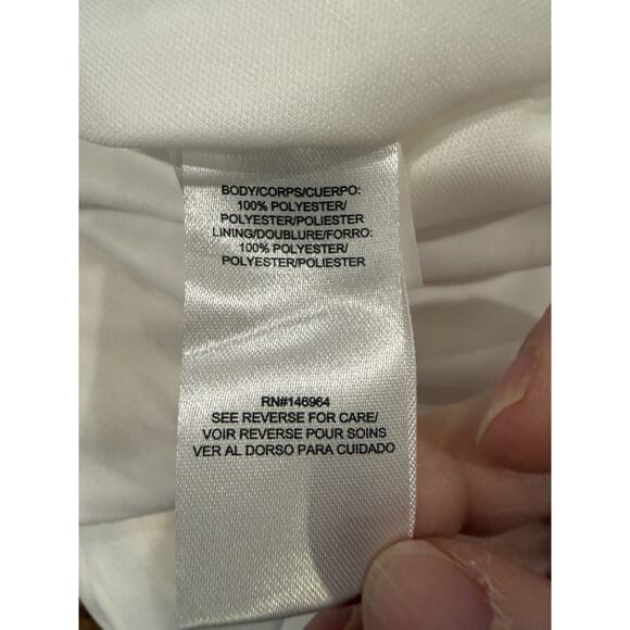 Donna Ricco Mock Neck Belted Sleeveless Floral Chiffon Maxi Dress Size Large - Picture 8 of 11